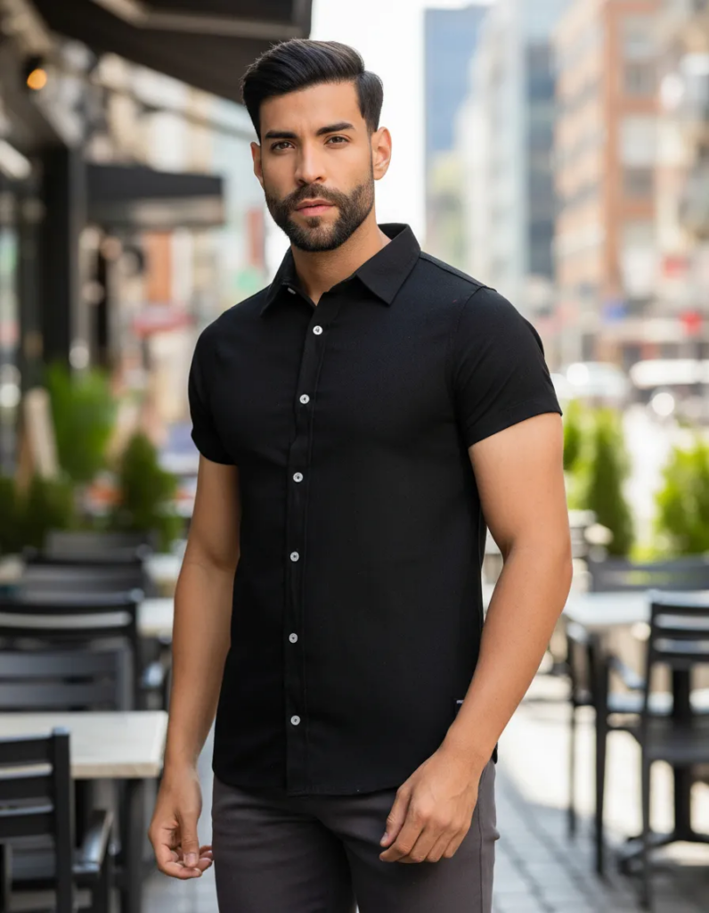 image-796x1024 🌞 10 Melhores Camisas Sociais Masculinas para o Calor no Brasil🌞